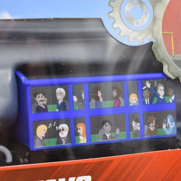 Gustavo 4 Passengers & Cargo Motorized Trackmaster Train Engine Fisher Price New - Picture 7 of 11